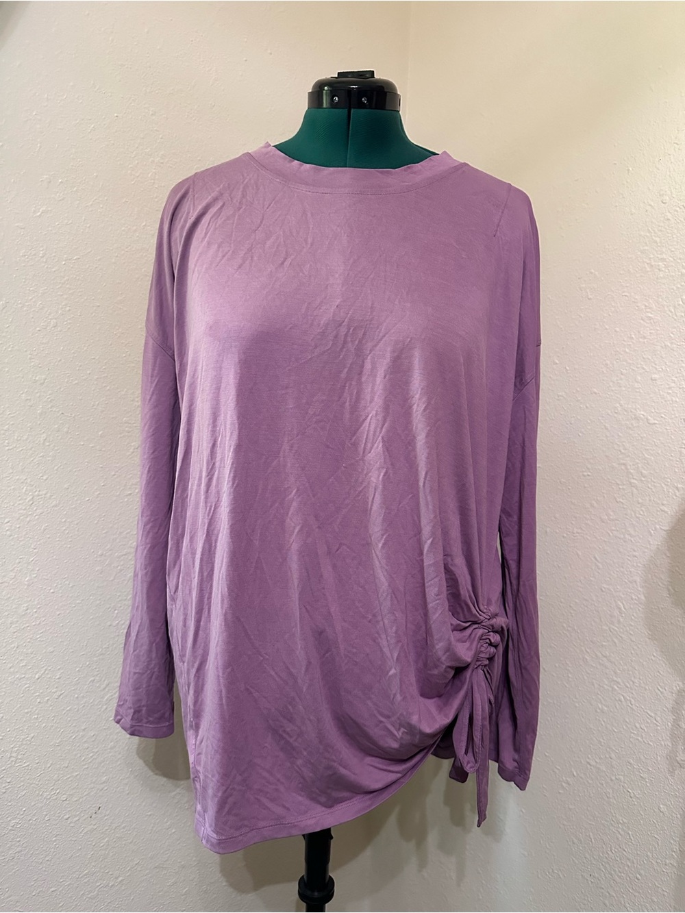 lululemon athletica Lavender Side-Tie Long Sleeve Tee